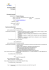 Curriculum Vitae Tommaso Chiarella