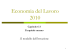 Economia del Lavoro a.a. 2009 - 2010
