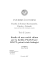 a di Scienze Matematiche, Fisiche e Naturali Tesi di Laurea Studio