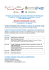 Programma del seminario di presentazione