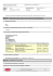 Material Safety Data Sheet
