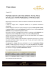 Press release - Easy News Press Agency