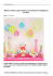 Riciclo creativo, Decorazioni per una festa di compleanno fai da te