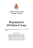 REGOLAMENTO POLIZIA URBANA