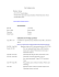 Curriculum vitae - Elettra Sincrotrone Trieste