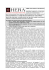 HERA Joint Research Programme