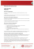 Foglio informativo Melanoma