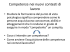 Competenze nei nuovi contesti di lavoro