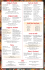 Dinner Menu