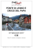 ponte di legno e croce del papa