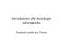 Lucidi Introduzione agli elaboratori
