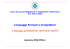 Linguaggi, grammatiche, espressioni regolari