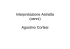 Interpretazione Astratta (cenni) Agostino Cortesi