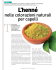 nelle colorazioni naturali per capelli