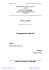 Programma di spin-off - Prof. Antonio Licciulli