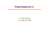 Lezione 4