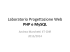 Laboratorio Progettazione Web PHP e MySQL