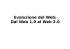evoluzione del web