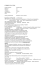 CURRICULUM VITAE Nome/Cognome Patrizia