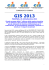 Comunicato GIS 03 Ottobre 2013