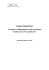 STUDIO CONOSCITIVO “Le donne e l`alimentazione come