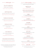 Weekend Supper Menu