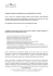 COMUNICATO STAMPA DI INTEGRAZIONE