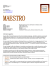 Scheda Maestro