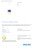 Product Leaflet: Lampada a sospensione Maripo blu