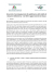 Documento di accompagnamento alla pubblicazione delle