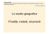 Lo studio geografico