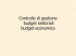 Controllo di gestione, budget settoriali, budget economico