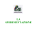 la sperimentazione