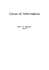 Corso di Informatica