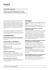 Sony : Informazioni sul prodotto : BZMD