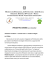 Articolazione del progetto