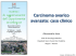 Carcinoma ovarico avanzato: caso clinico