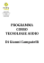 PROGRAMMA CORSO TECNOLOGIE AUDIO Di