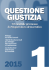 1. - Questione Giustizia