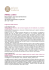 Abstract delle lezioni e profili dei relatori