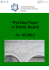 Working Paper of Public Health Nr. 05/2015