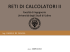 reti di calcolatori ii reti di calcolatori ii