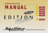 EDITION BLONDE Manual