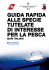 guida rapida alle specie tutelate di interesse per la pesca