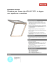 Finestra per linea vita VELUX® GTL in legno con apertura a vasistas