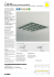 Incasso idoneo per intercapedini ridotte, min 60mm tra controsoffitto