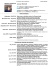 Curriculum vitae et studiorum Jacopo Mechelli