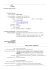 Curriculum Vitae Europass Principale esperienza