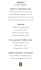 Aperitivi Drinks Menu