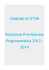 COMUNE DI ITTIRI Relazione Previsionale Programmatica 2012